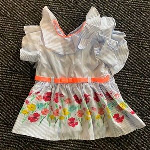 Little lass 24month ruffle shirt